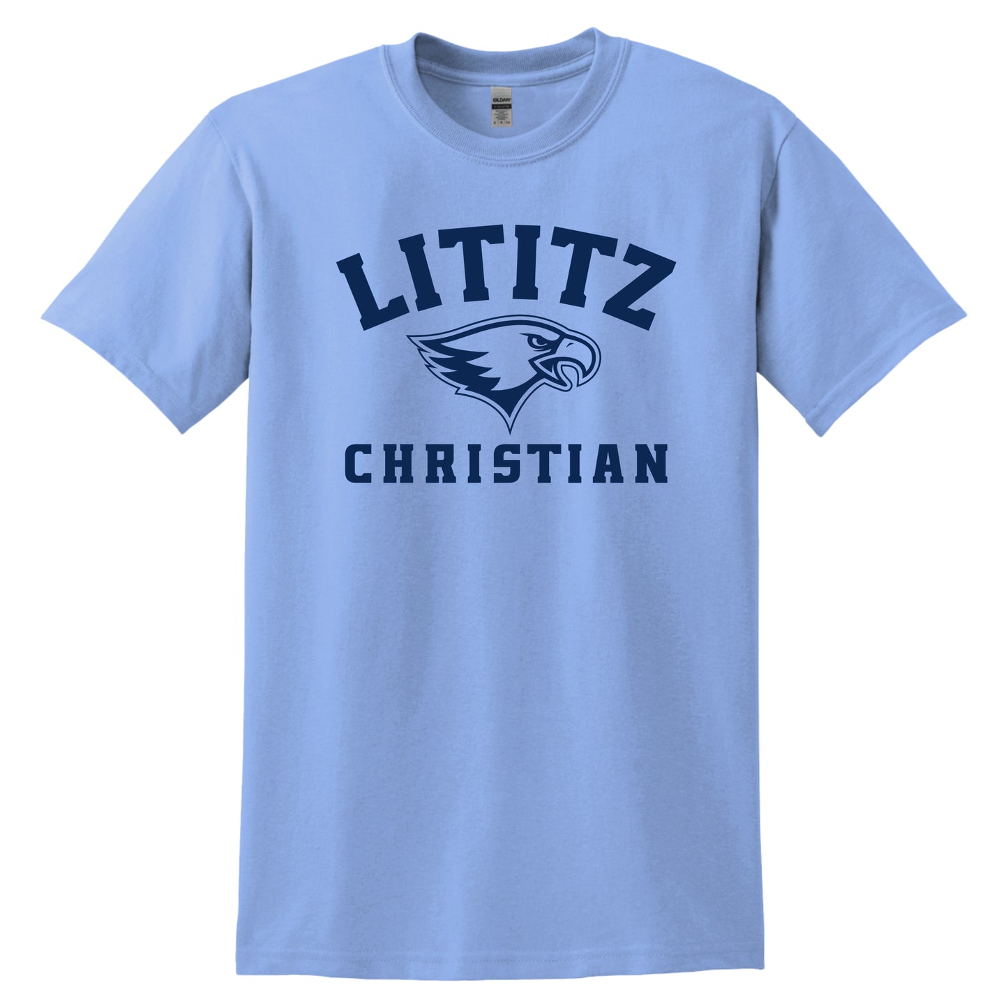 LCS002 - Carolina Blue Short Sleeve Logo Tee