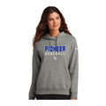 LSHS0225-20  Nike Women's Dk Heather Grey Hooded Sweatshirt