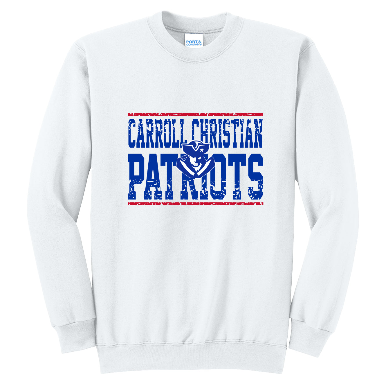 CCS036 CC Patriots Logo Crew Sweatshirt