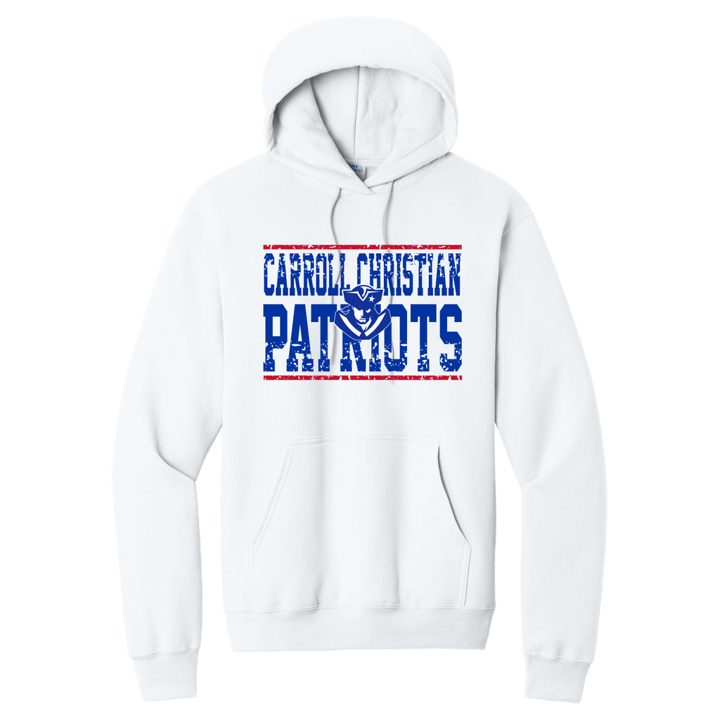 CCS039 CS Patriots Logo Hooded Sweatshirt