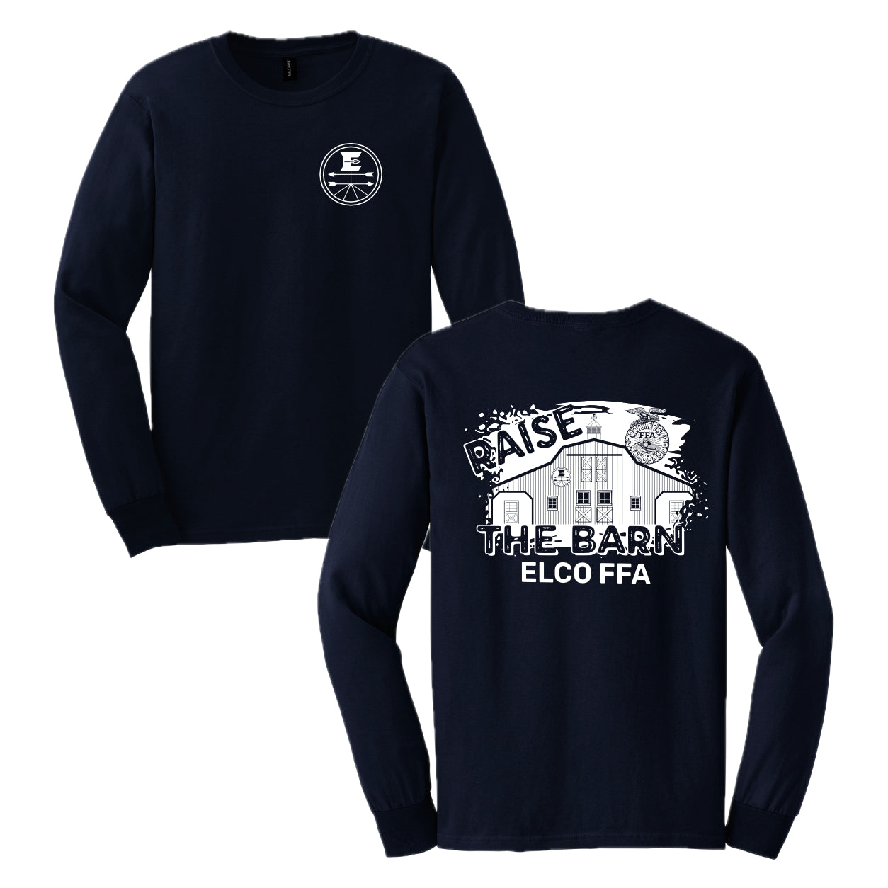 ELFFA01 - 04 Navy Long Sleeve Tee