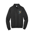 LACLSH01 - 007 Dk Heather Grey 1/4 Zip Sweatshirt