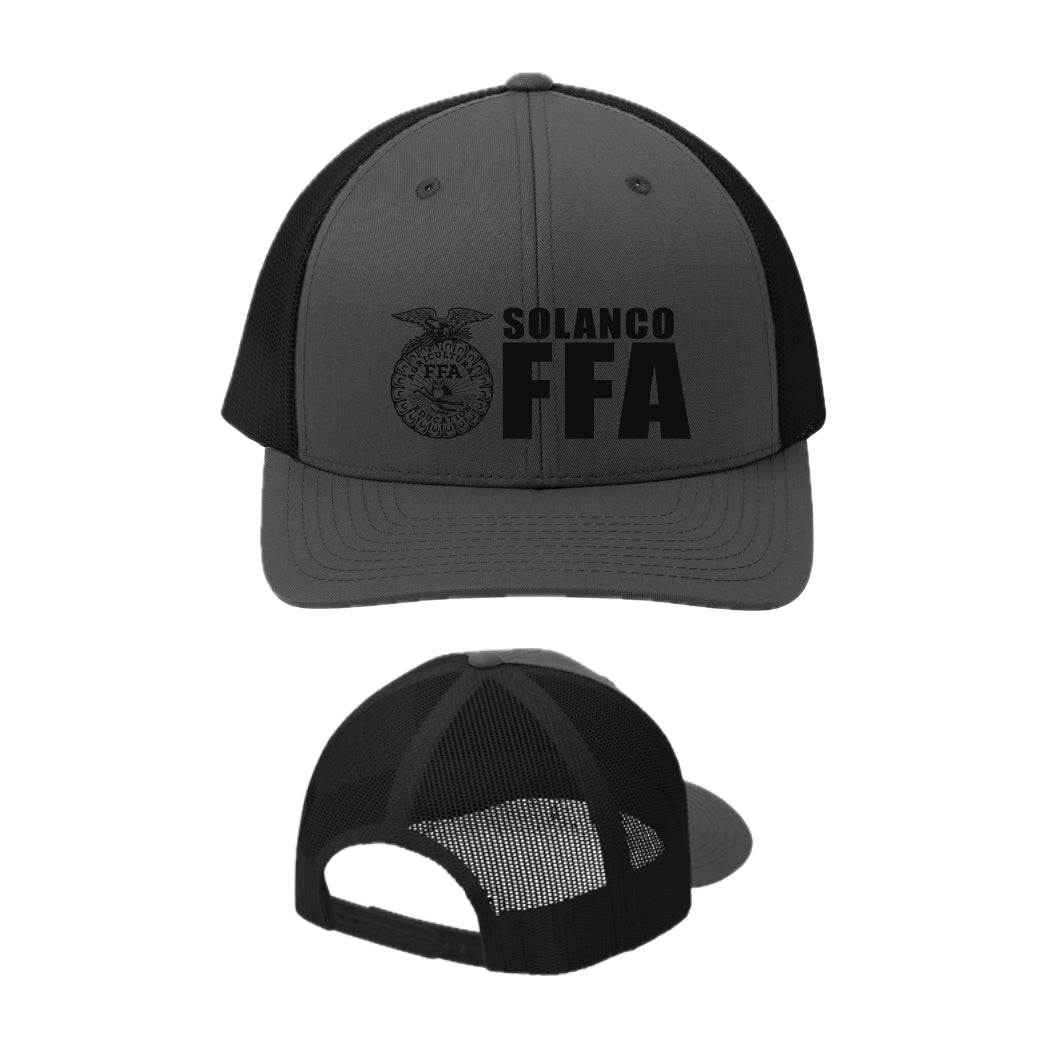 SOFFASH01-7 Graphite/Black Mesh Back Cap