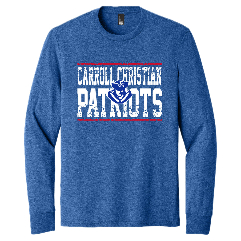 CCS033 CC Patriots Logo Long Sleeve Tee