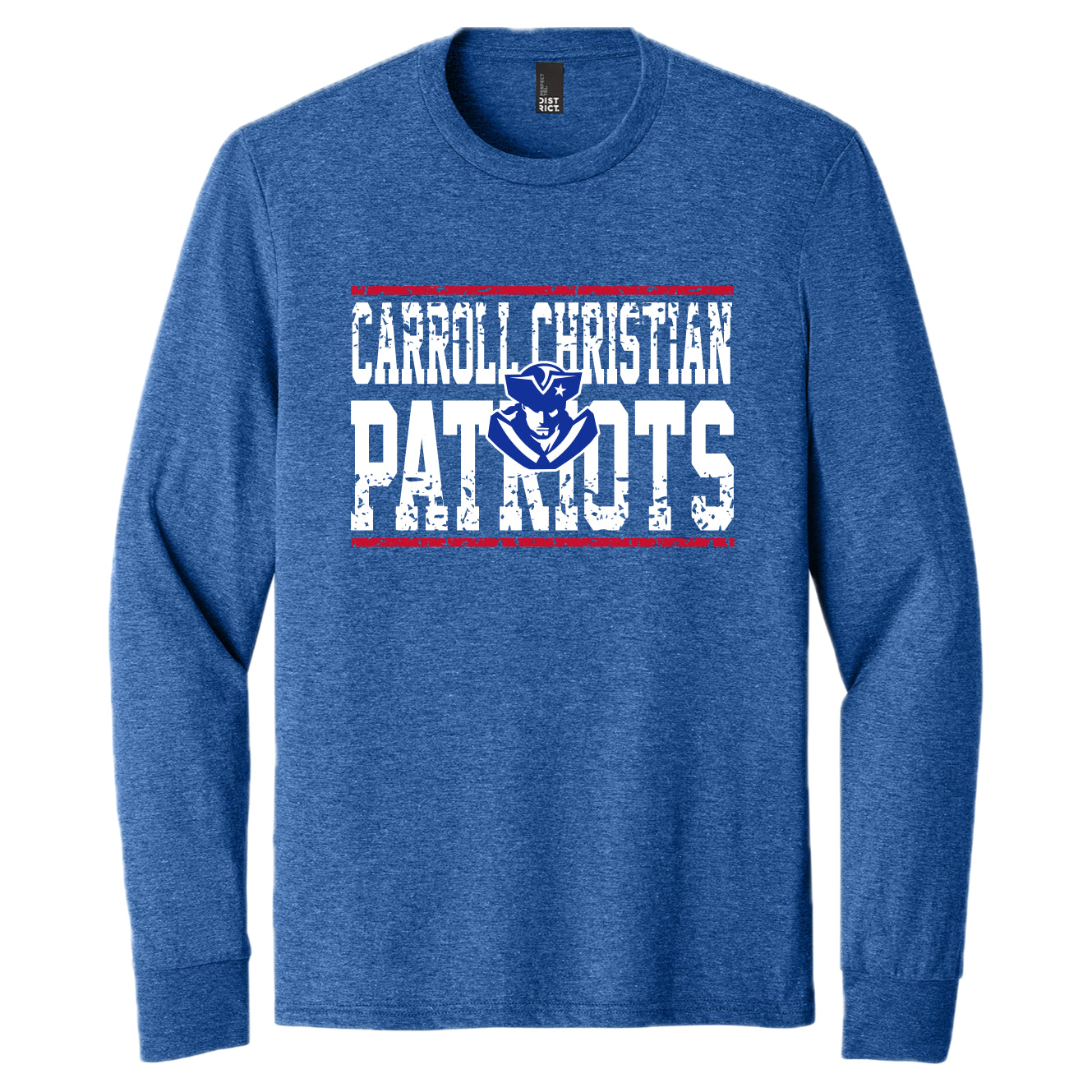 CCS033 CC Patriots Logo Long Sleeve Tee