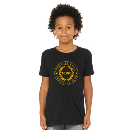 24553-03 Youth Black Short Sleeve Tee