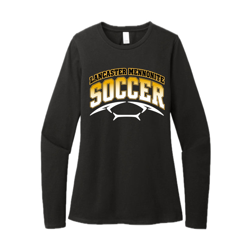 LMHSOCSH01 - 10 Ladies Black Long Sleeve Tee