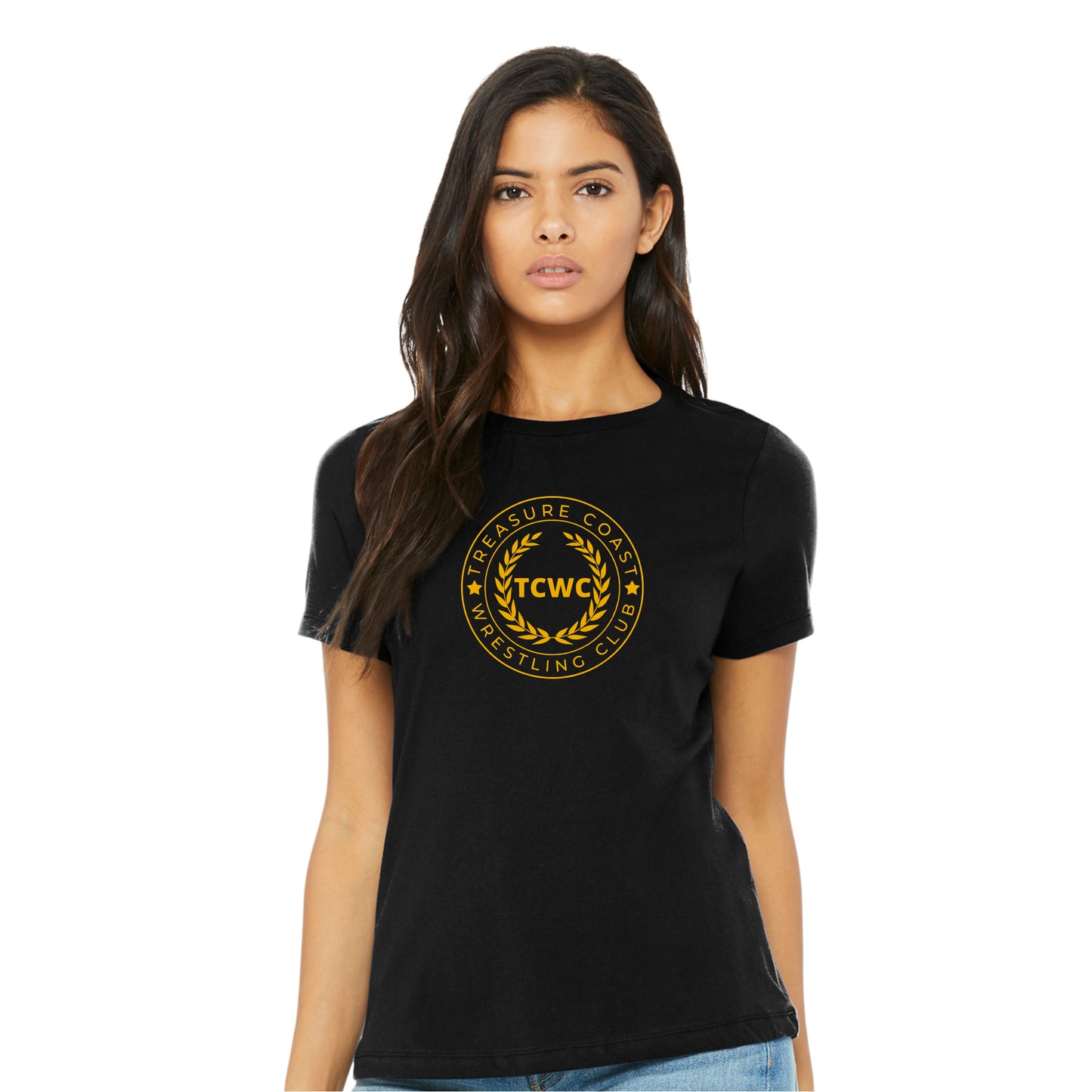 24553-02 Ladies Black Short Sleeve Tee