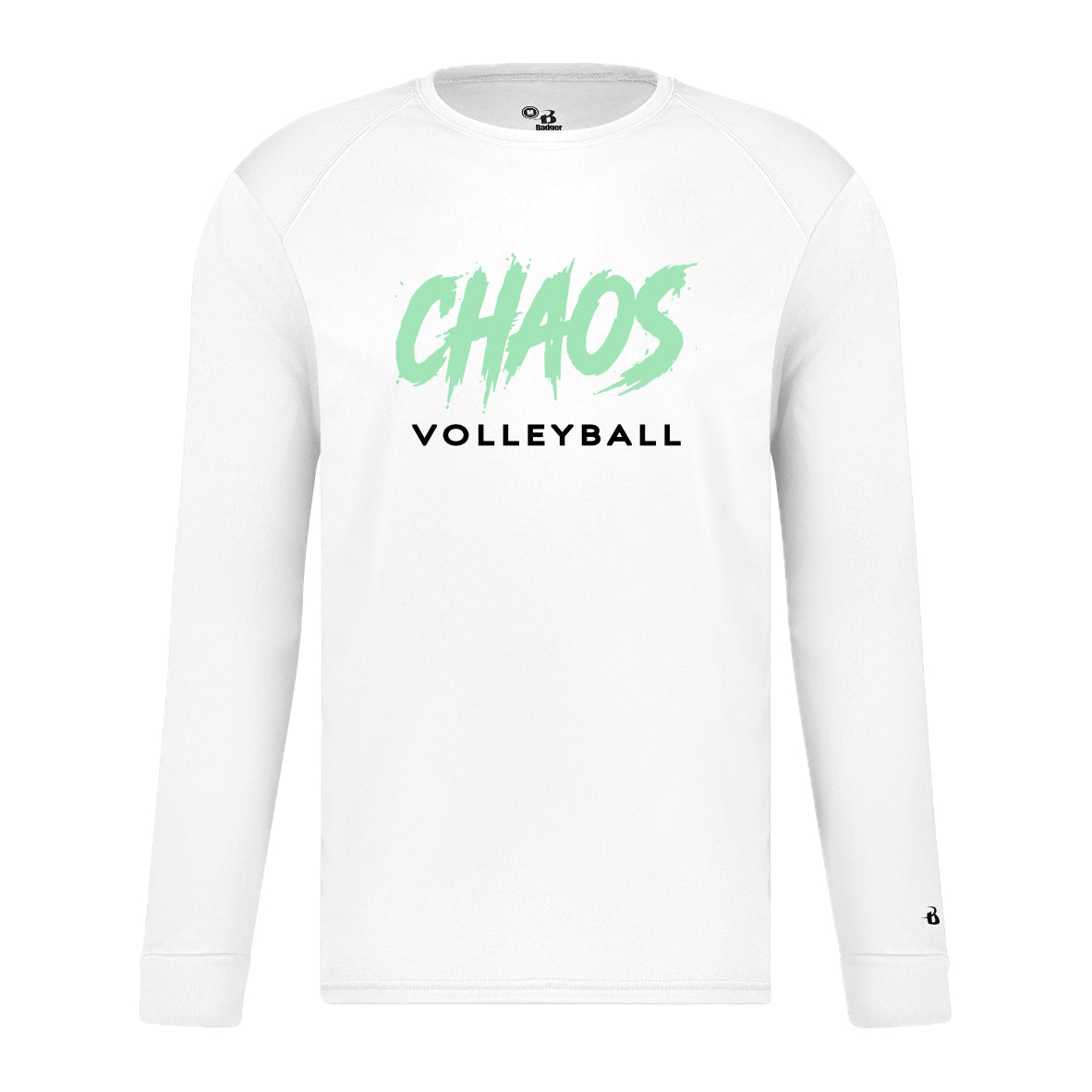 CCVOLSH01 - 10 White Long Sleeve Performance T-Shirt