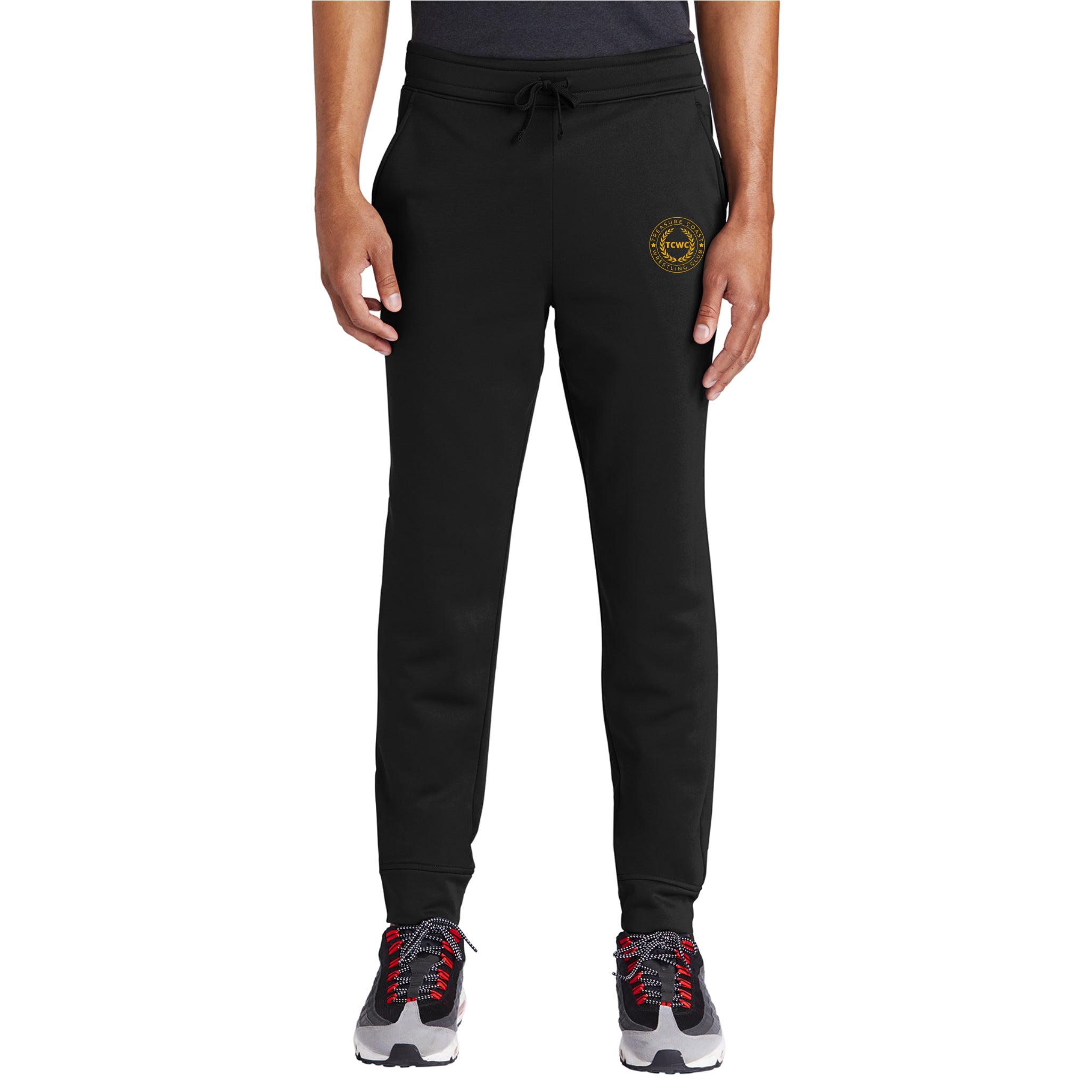 24553-11 Adult Black Fleece Jogger