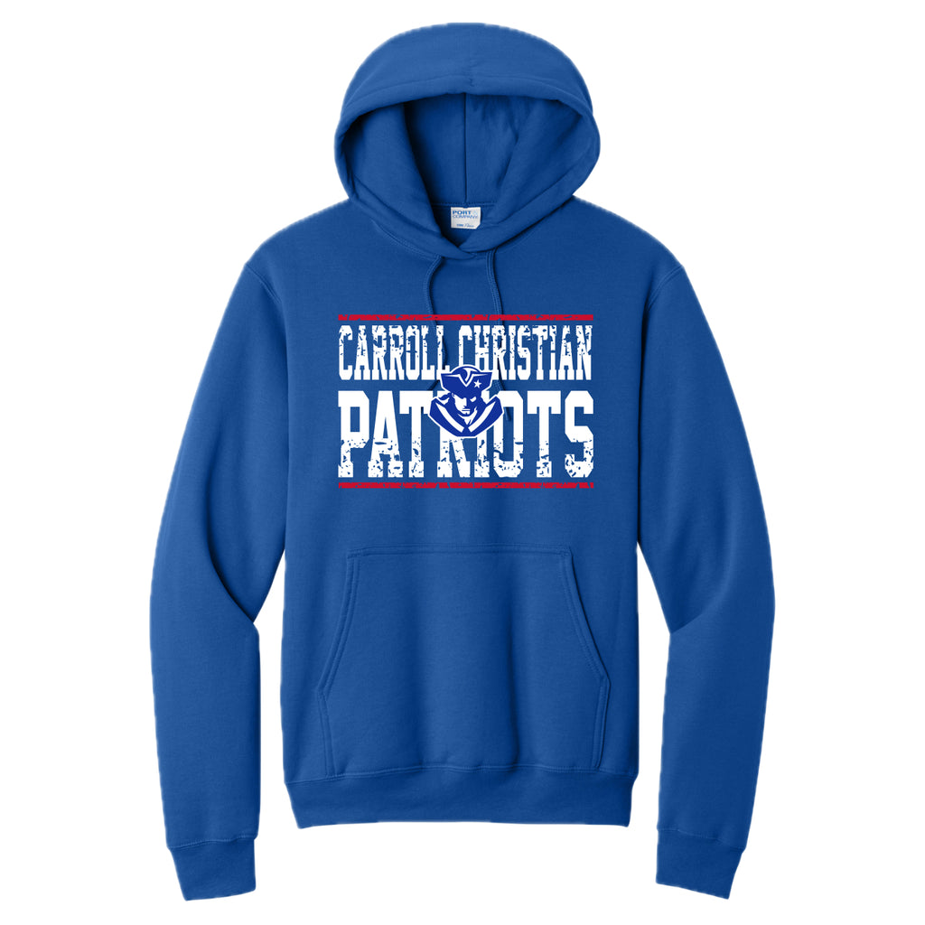 CCS039 CS Patriots Logo Hooded Sweatshirt