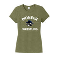 PMCSH3 - 08 Military Green Frost Ladies Short Sleeve Tee