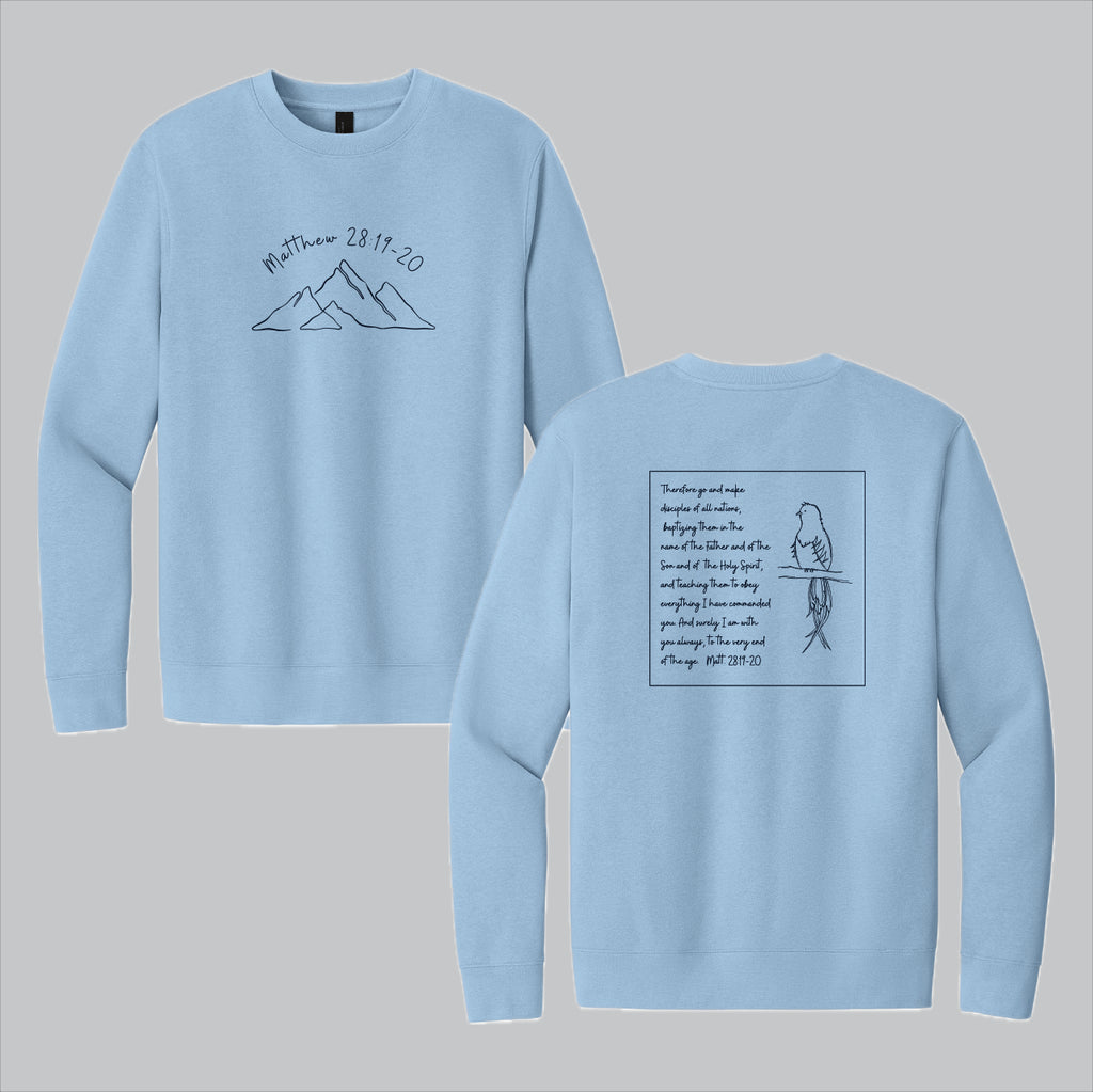 LCSSEN01 - 04 Ice Blue Crewneck Sweatshirt