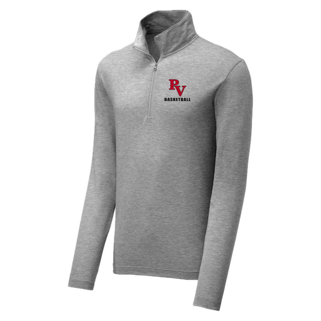 PVBSH02-08 Lt Grey Heather 1/4 Zip