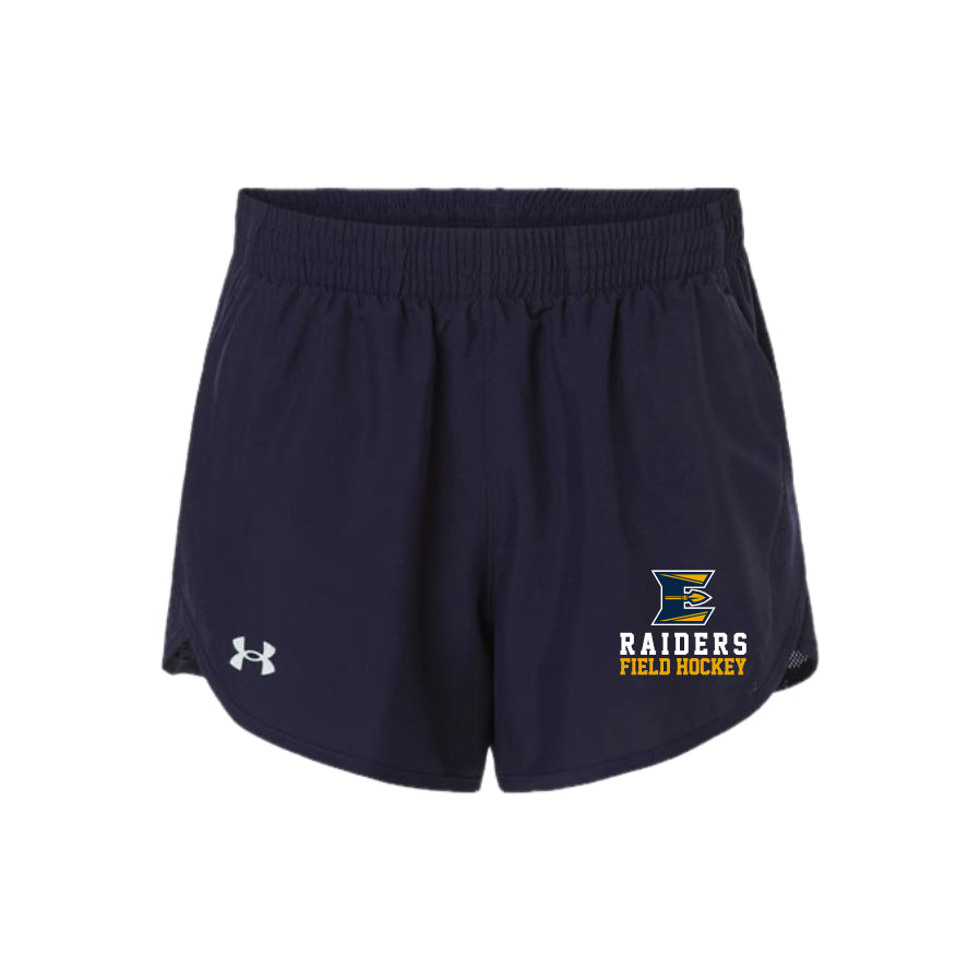 EFH05-08 Under Armour Ladies Navy/White 3" Short