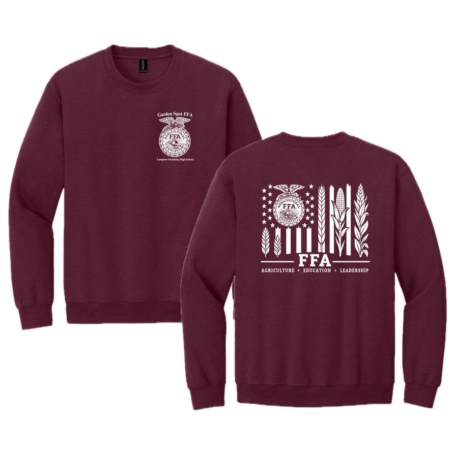 GSFFASH03 - 07 Maroon Crewneck Sweatshirt
