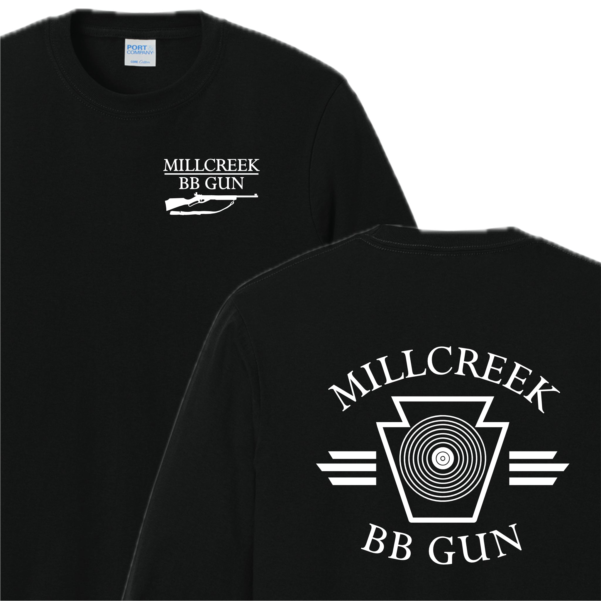 MILBBSH03-04 Black Long Sleeve Tee