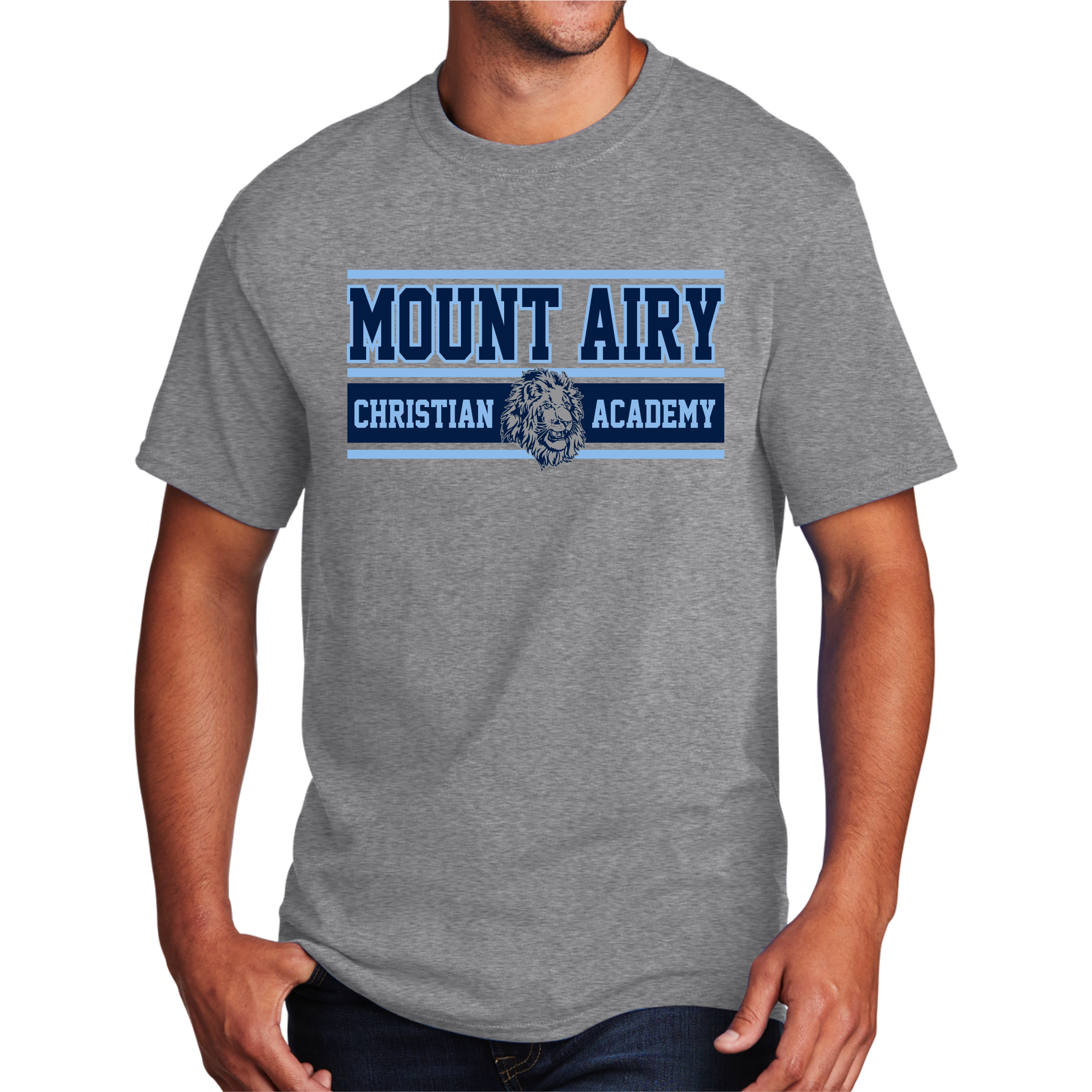 MACA007: Grey Mount Airy Short Sleeve Tee