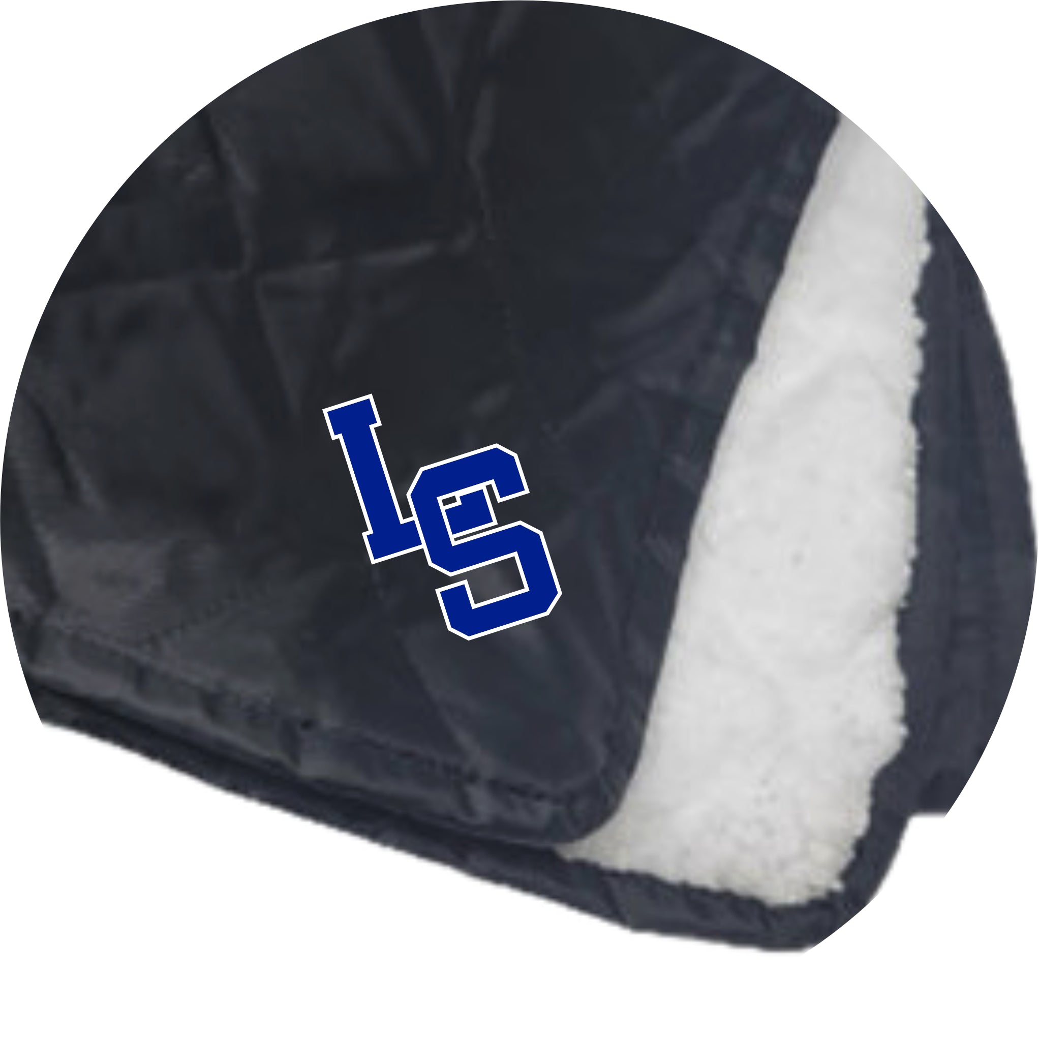 LSHS0225-30  Waterproof Black Sherpa Blanket