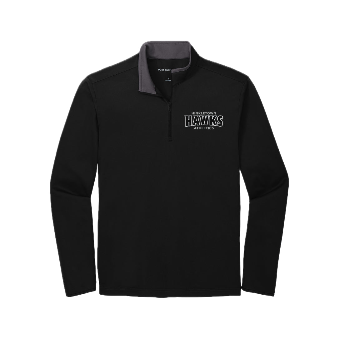 HHSH03-8  Black/Steel Grey 1/4 Zip
