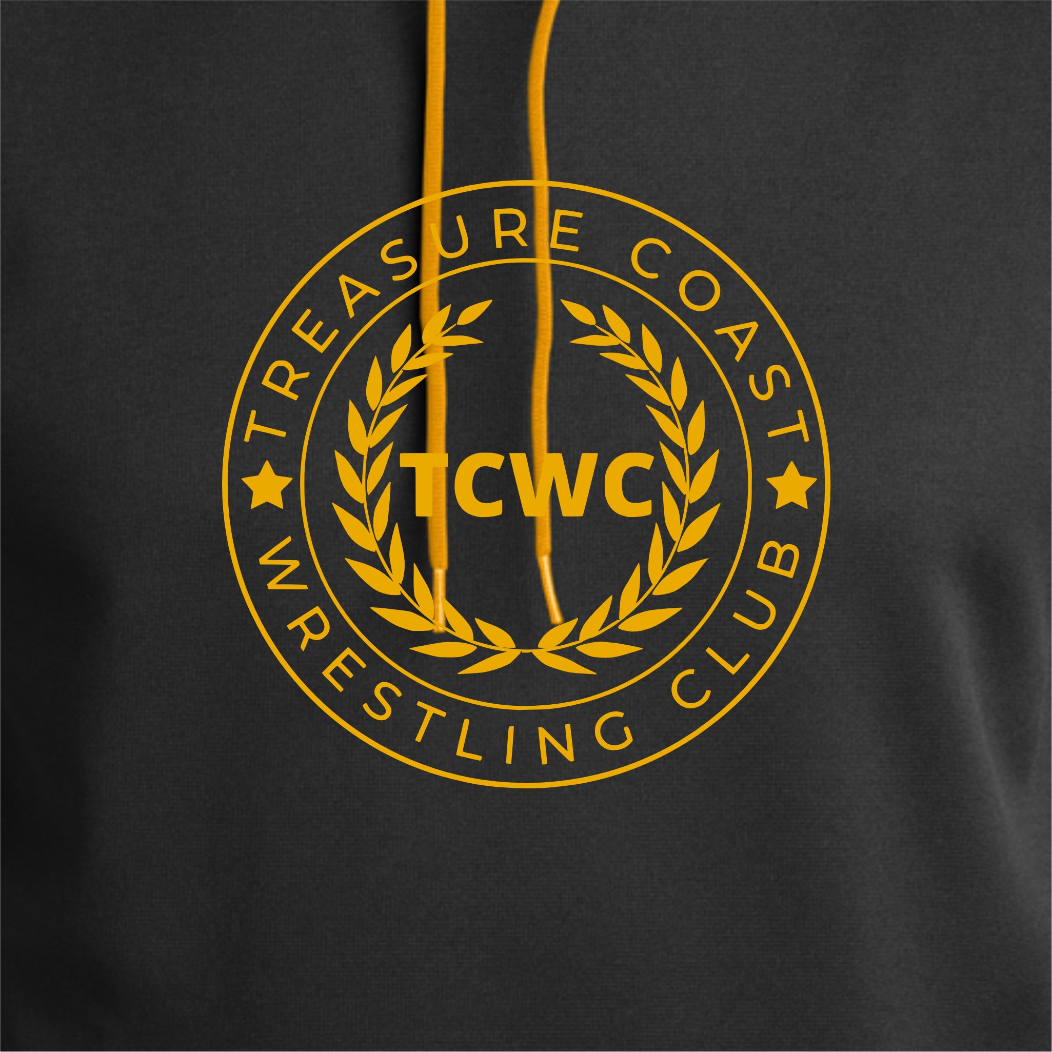 24553-07 Black and Gold Fleece Hoodie