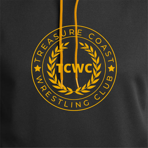 24553-07 Black and Gold Fleece Hoodie