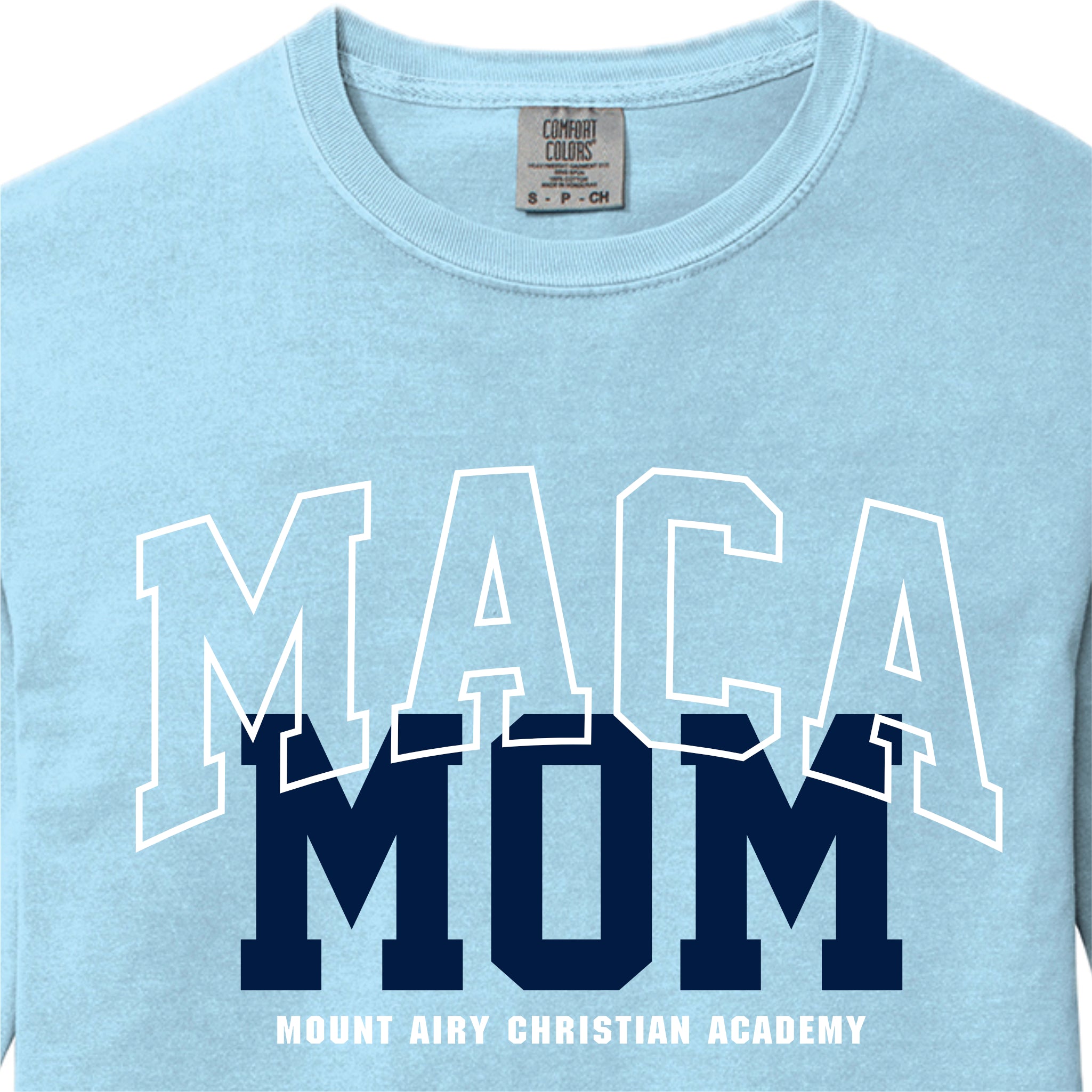MACA029 - Comfort Colors ® Chambray Mom Long Sleeve
