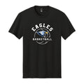 LCS125 - Eagles Basketball Short Sleeve Black Tee