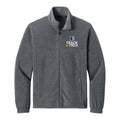 ETFSH04 08 Storm Grey Heather Fleece Full Zip Jacket