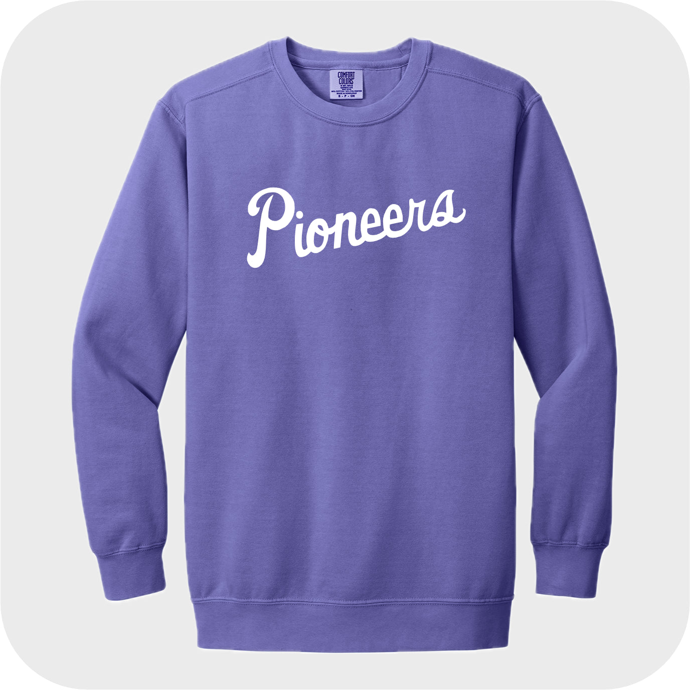 LSELEM01 - 09 Violet Comfort Color Crew Sweatshirt