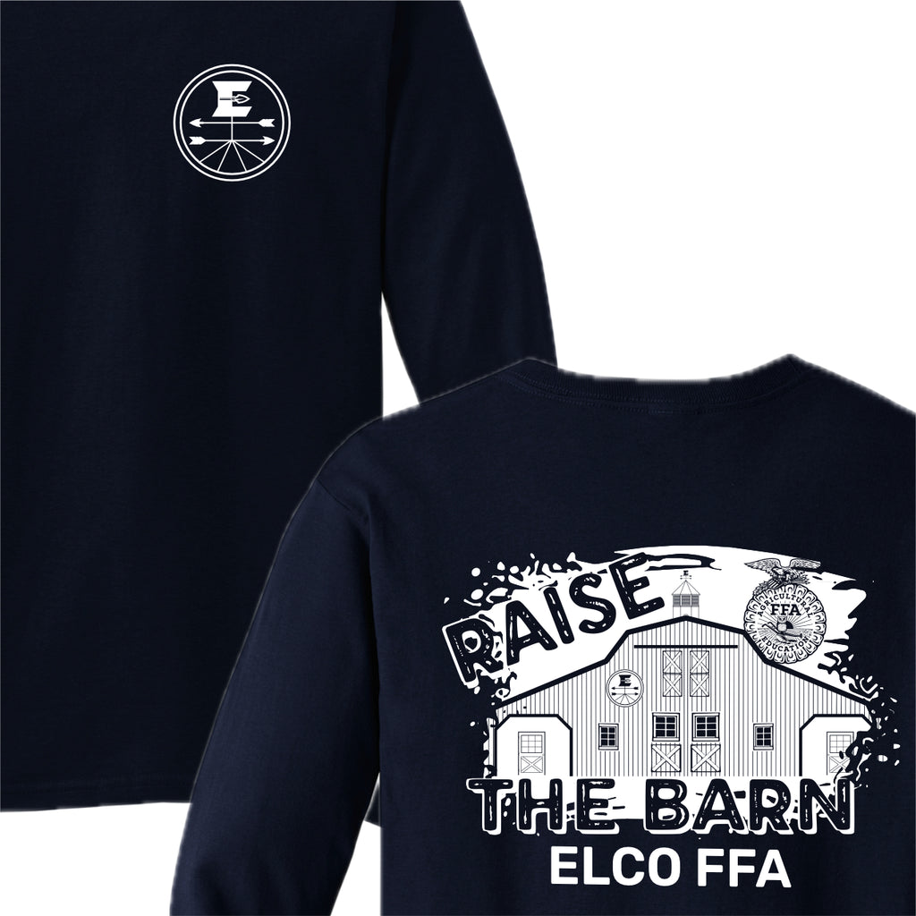 ELFFA01 - 04 Navy Long Sleeve Tee