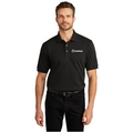 COM017 Black 100% Cotton Pique Polo