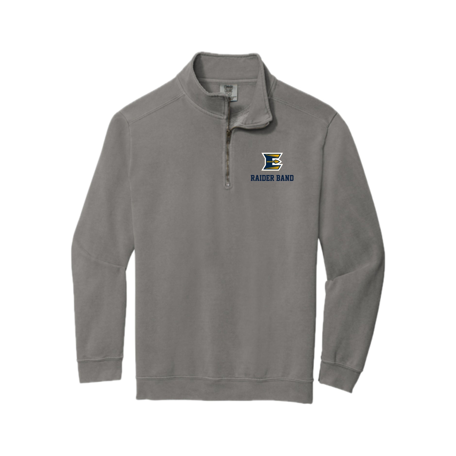 EBANDSH02 - 09 Grey Comfort Color 1/4 Zip