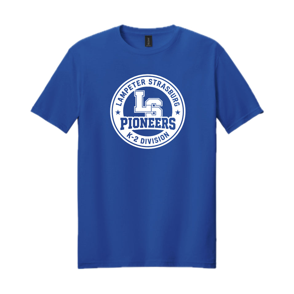 LSLAMELSH01 - 08 Royal Blue Circle Soft T-Shirt