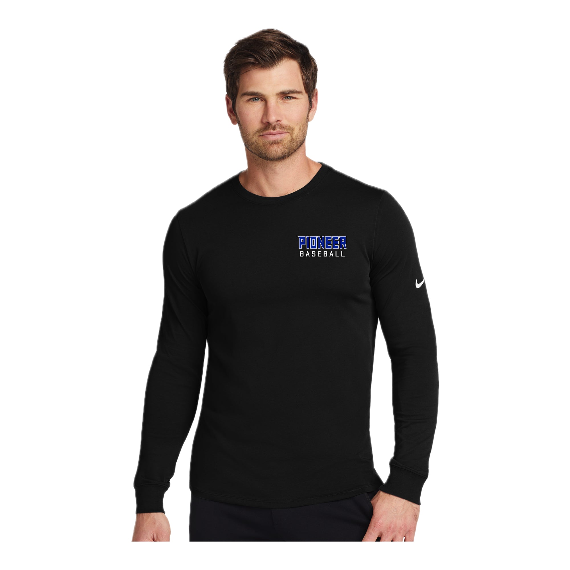LSHS0225-13  Nike Black Long Sleeve Performance Tee