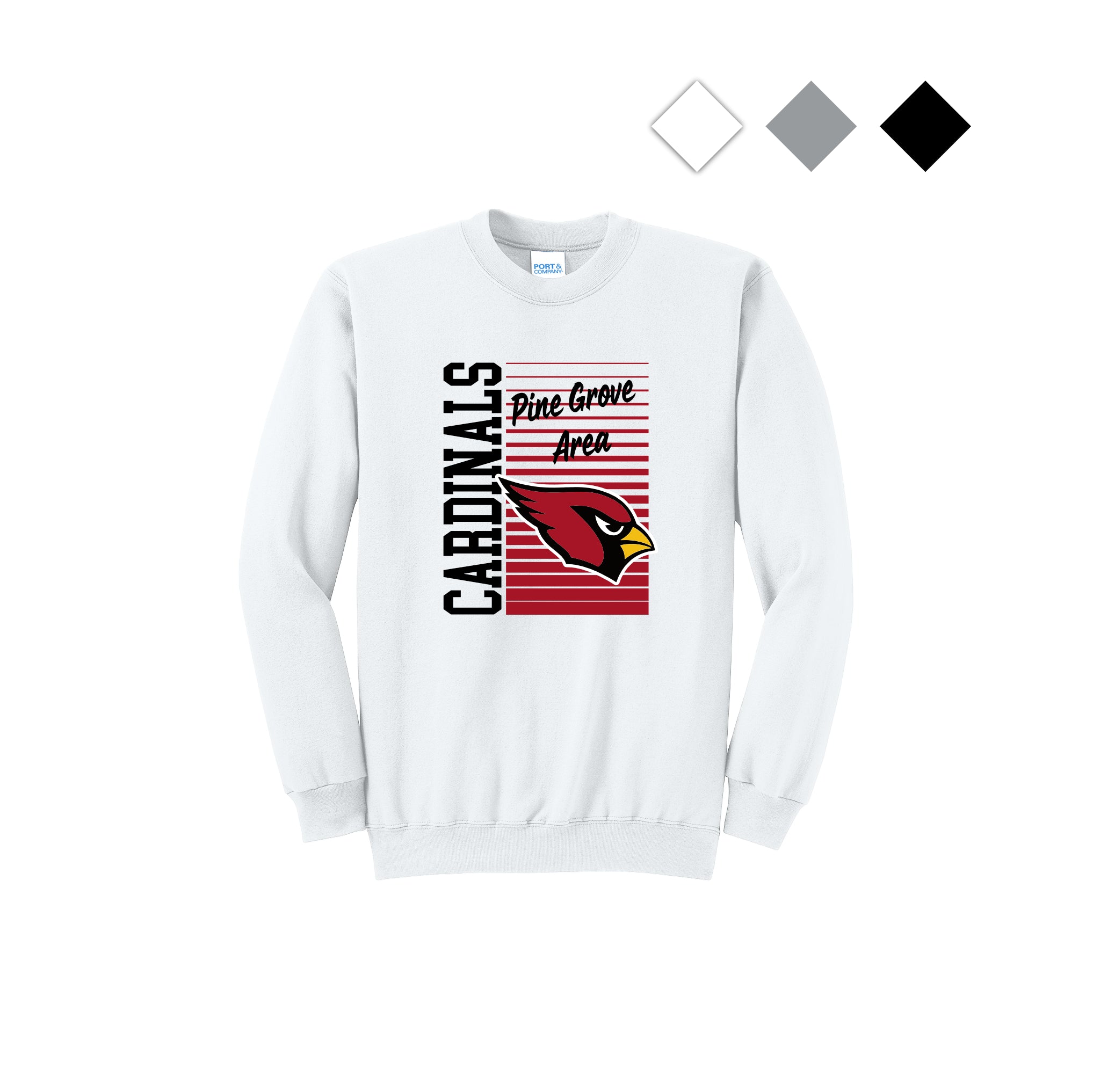 PGASH02-11 PGA Cardinals Crew Sweatshirt
