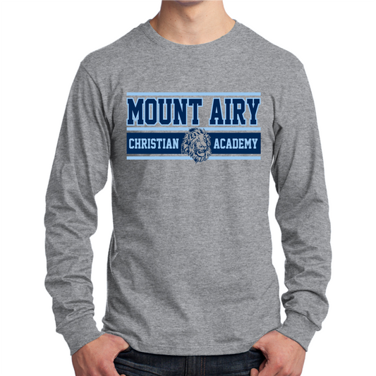 MACA010: Grey Mount Airy Long Sleeve