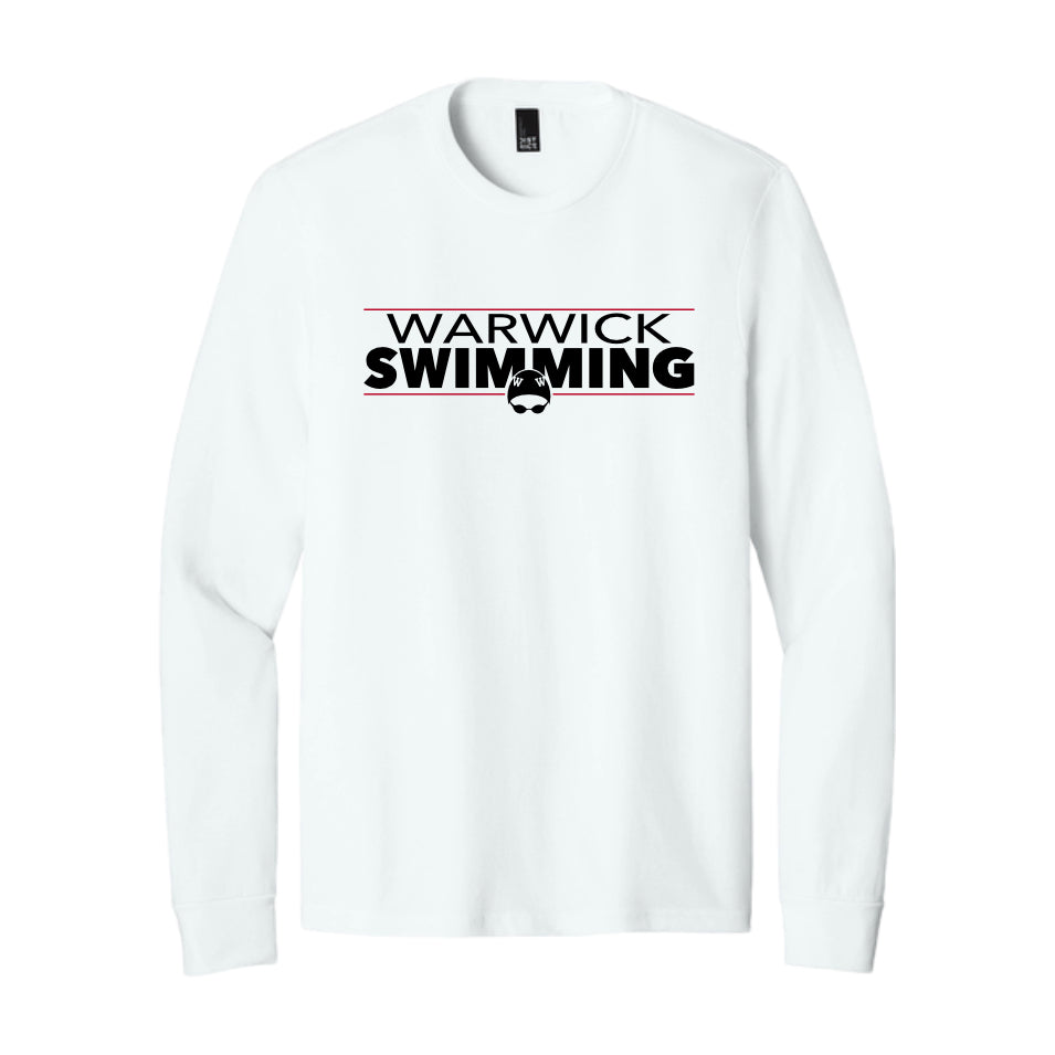 WARSWSH01-10 White Triblend Long Sleeve Tee