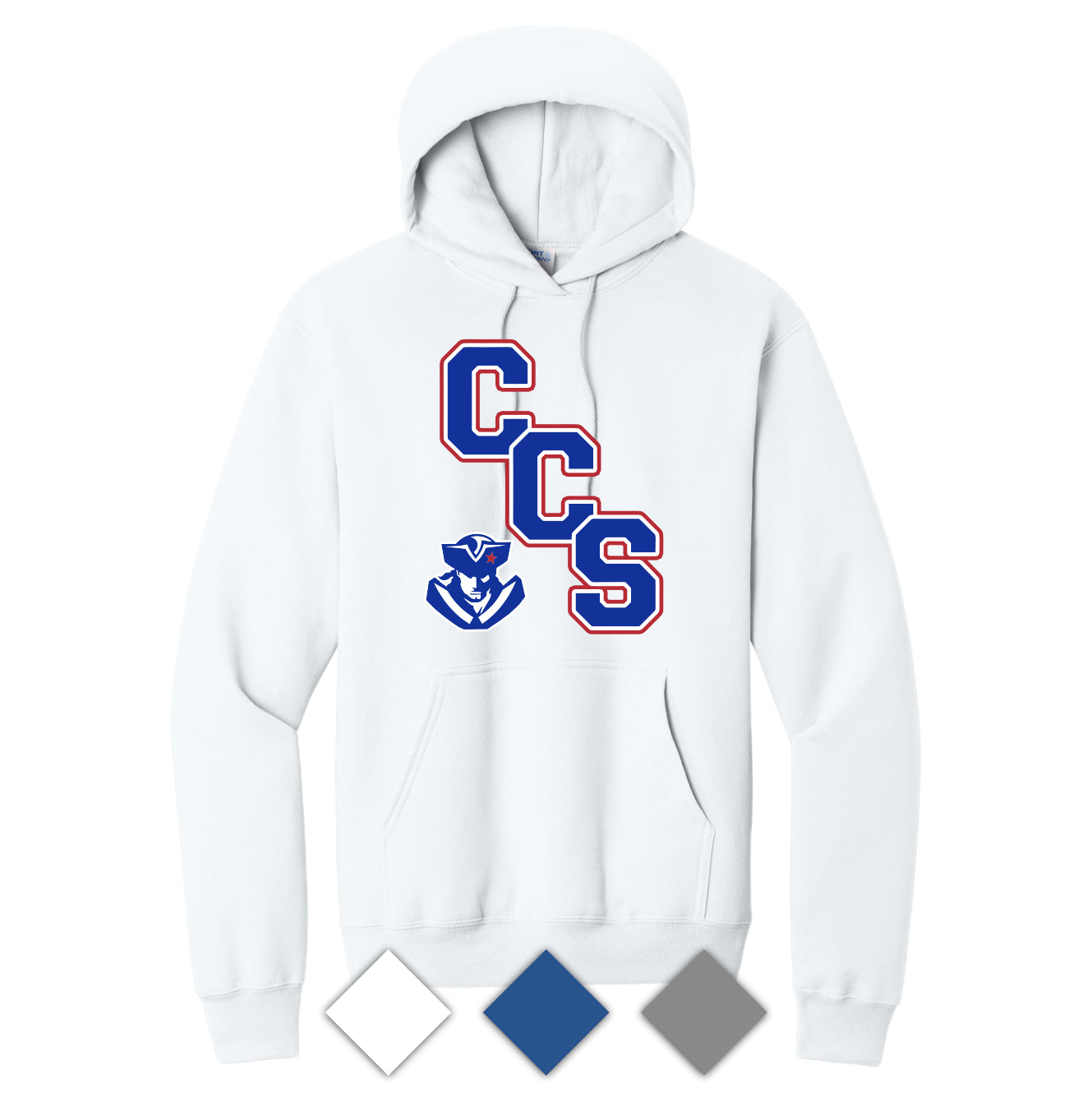 CCS040 CCS Logo Hooded Sweatshirt