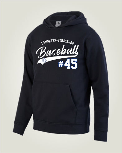LSYB01 - 030 Black Hooded Sweatshirt