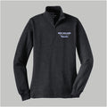 NHE055-09 Graphite Heather Women's 1/4 Zip Sweatshirt