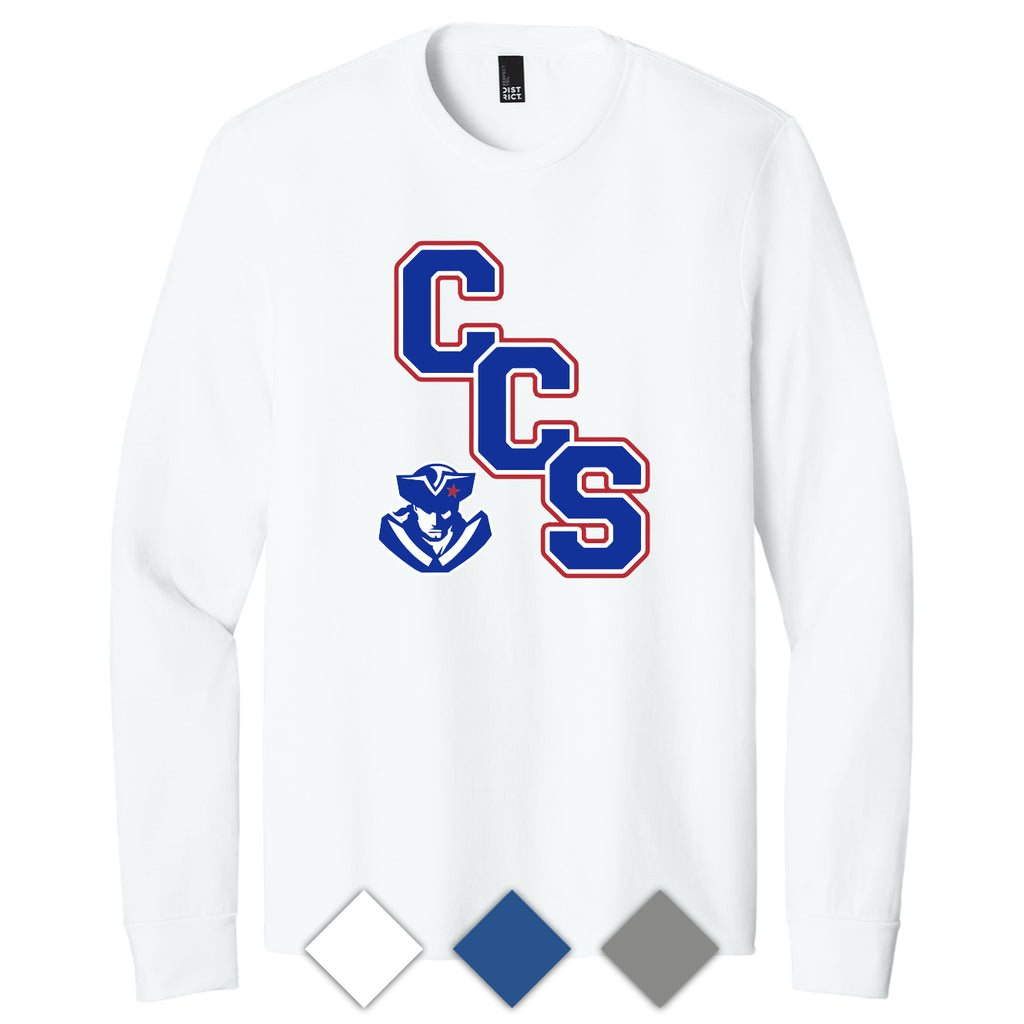CCS034 CCS Logo Long Sleeve Tee