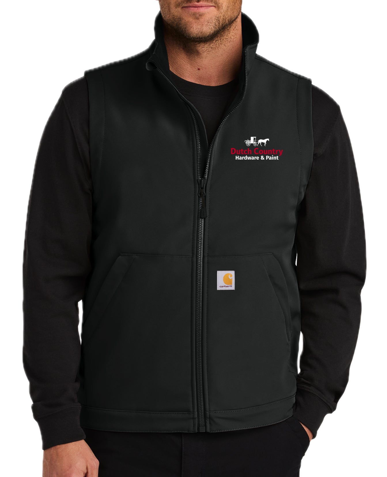 DC-011 Black Carhartt Rain Defender® Soft Shell Vest